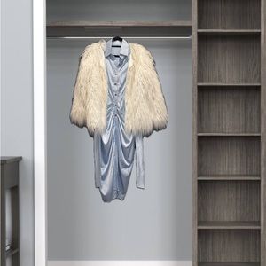 Beautiful baby blue silk like dress